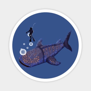 whale shark Magnet